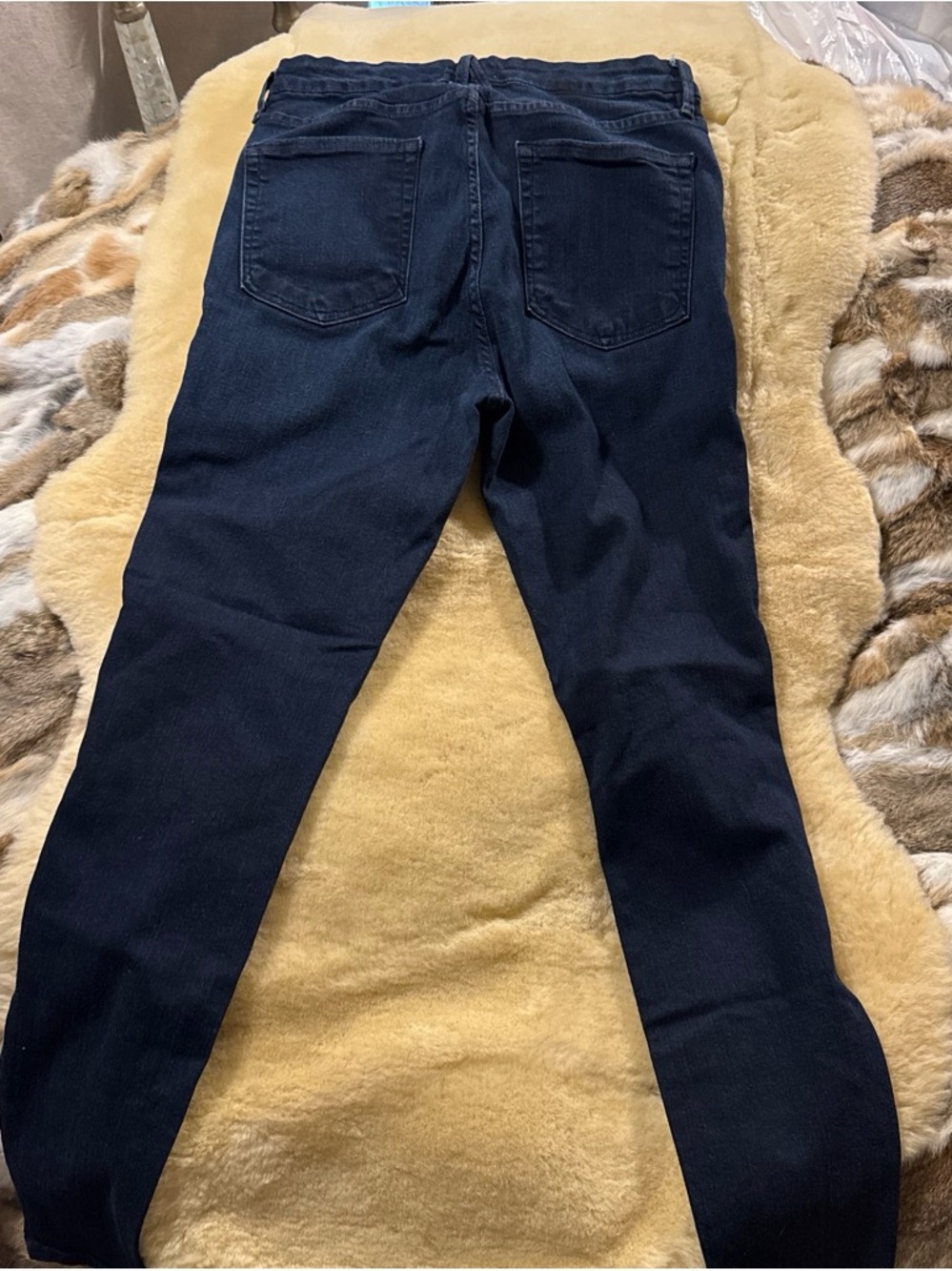 Good American Dark Navy Skinny Jeans
